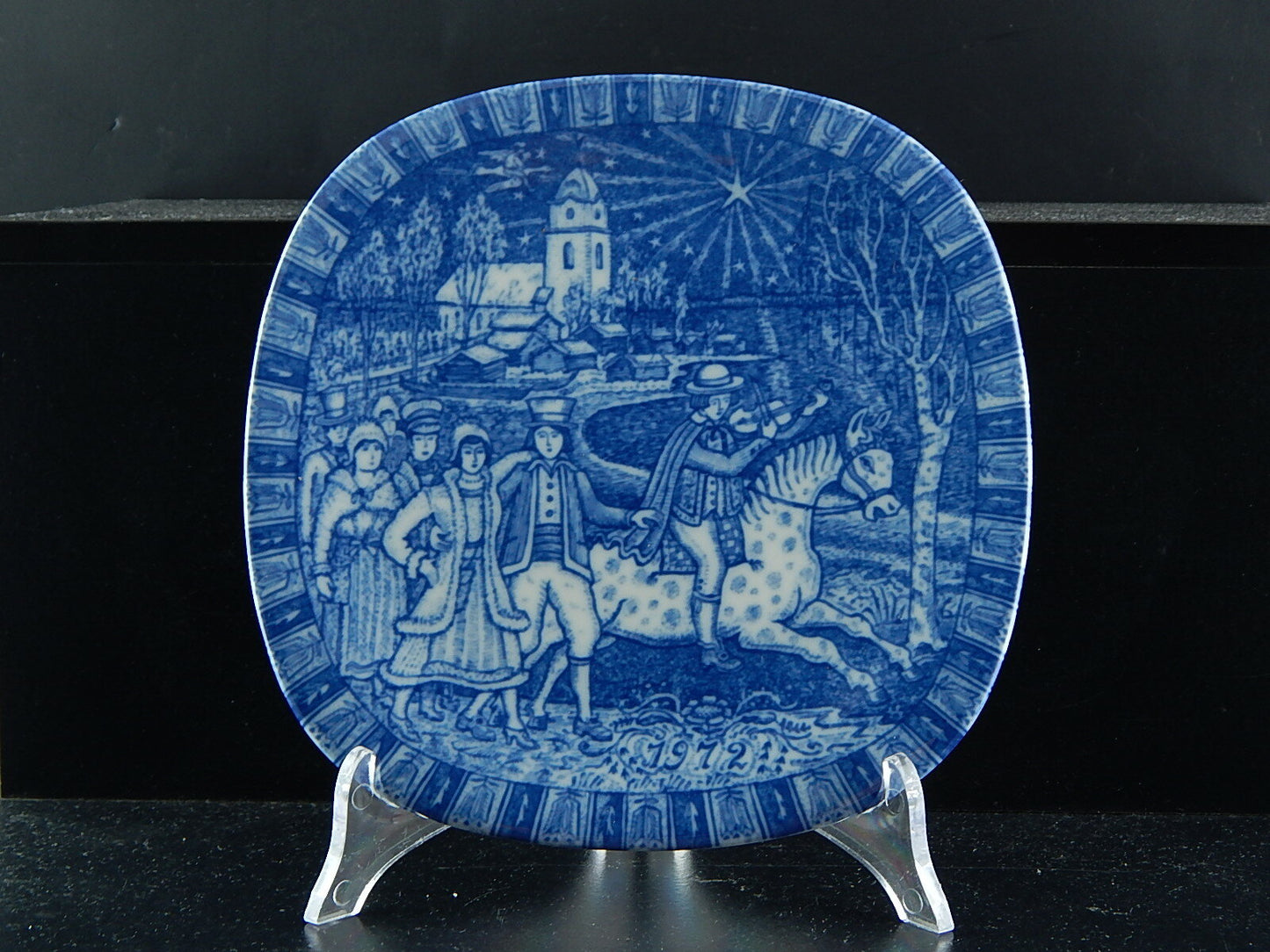 RORSTRAND PIATTO PORCELLANA NATALE 1972 PORCELAIN CHRISTMAS PLATE COLLEZIONE NEW