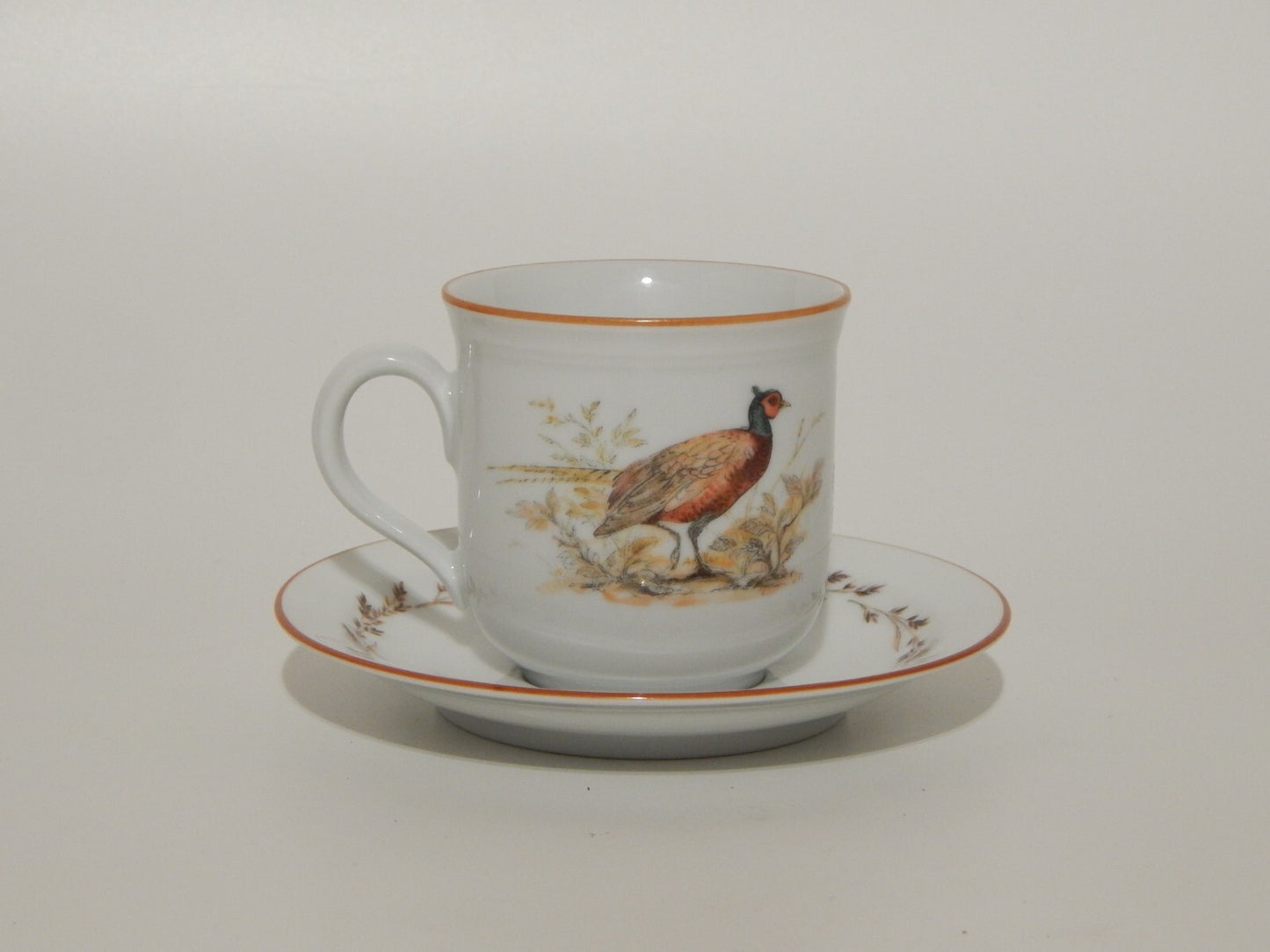 VINTAGE TAZZA TE' CAFFE' PORCELLANA SELTMANN WEIDEN MADS STAGE FAGIANO