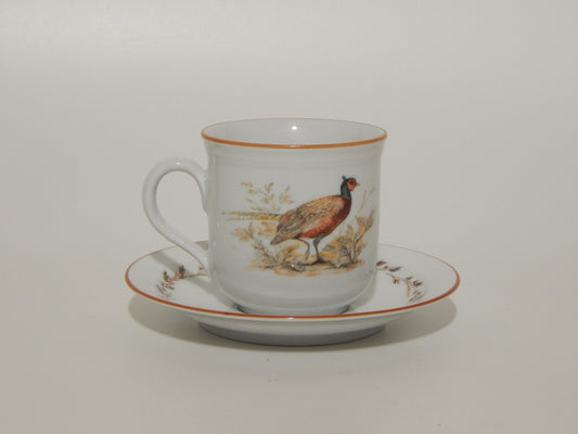 VINTAGE TAZZA TE' CAFFE' PORCELLANA SELTMANN WEIDEN MADS STAGE FAGIANO