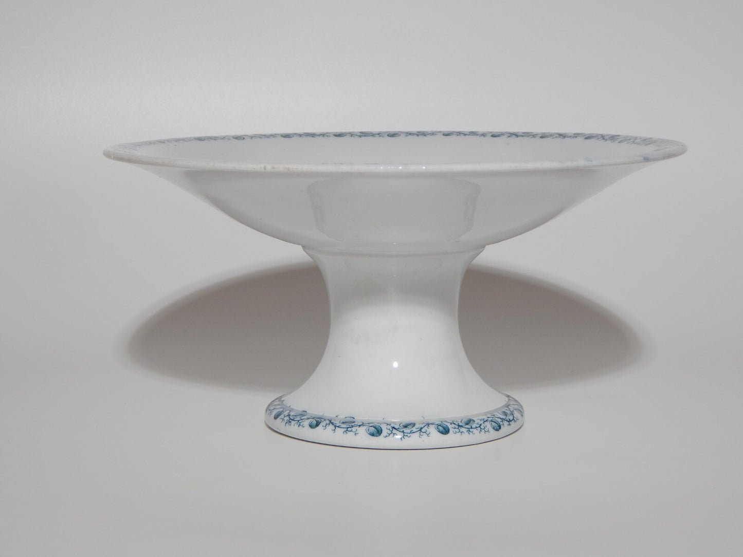 ANTICA RARA ALZATA CENTROTAVOLA CERAMICA RICHARD MILANO FINE 800 DEC. MATTINO