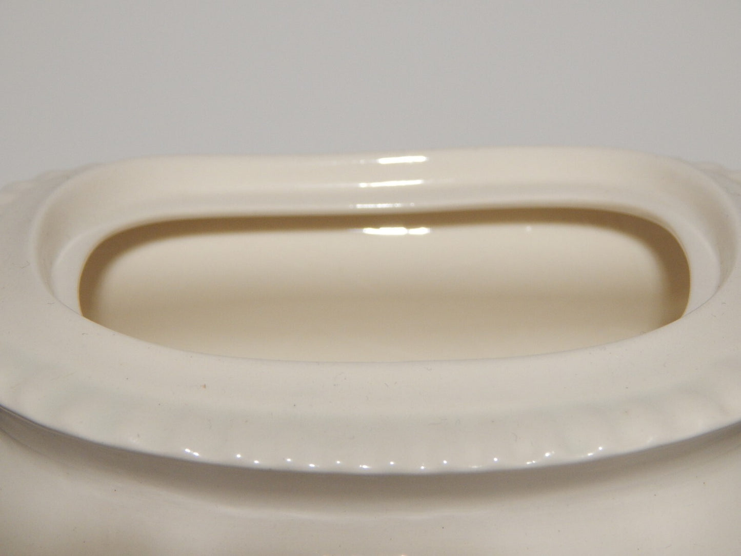 ANTICA ZUCCHERIERA INGLESE SEMI PORCELLANA COPELAND SPODE PAESAGGIO MARINO