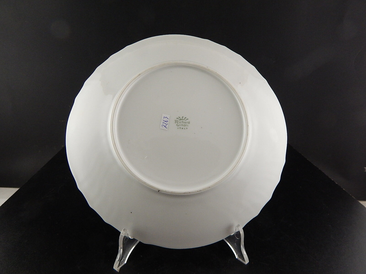 RICHARD GINORI PORCELLANA PIATTO VECCHIO GINORI COLLEZIONE CARROZZA CAVALLI