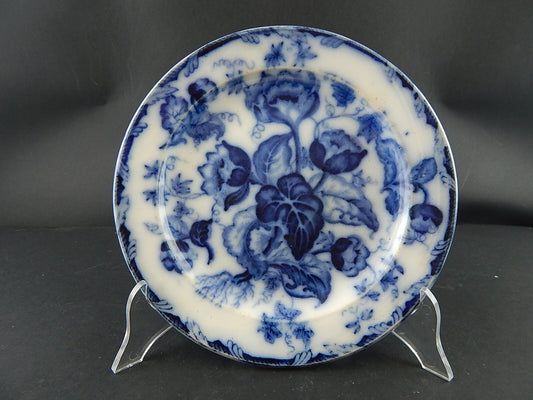 ANTICO PIATTO NINFEE CERAMICA RICHARD MILANO FINE 800 FLOW BLUE WATER NYMPH A780