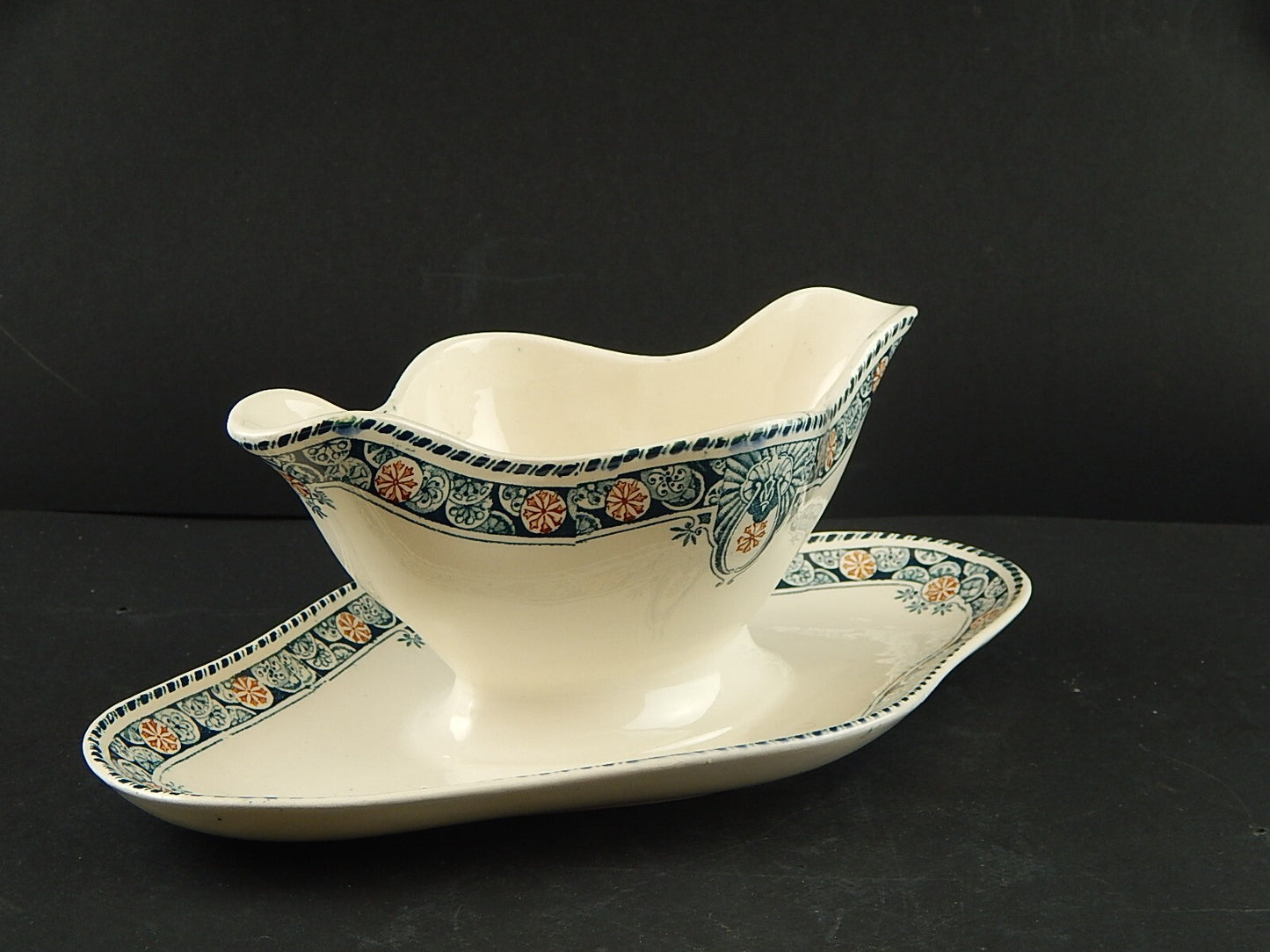 ANTICO RARO SERVIZIO PIATTI TAVOLA LIBERTY CERAMICA LONGWY MODELLO LONDRES