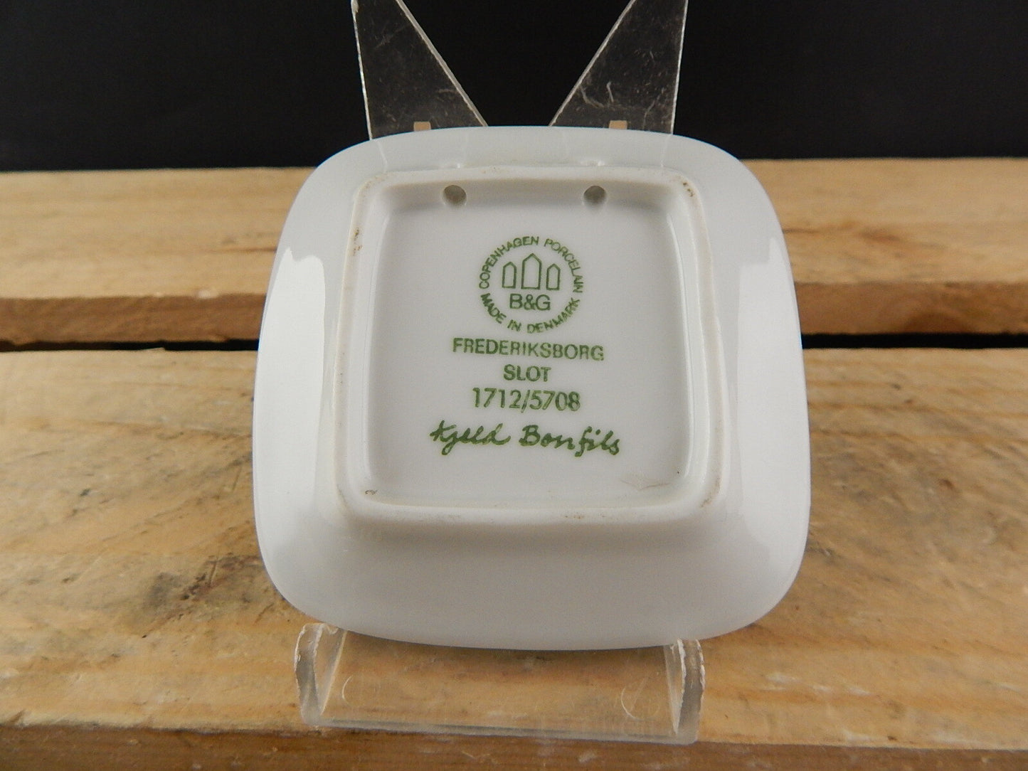 ROYAL COPENHAGEN BING&GRONDAHL PLAQUETTE PIATTINO PORCELLANA FREDERIKSBORG