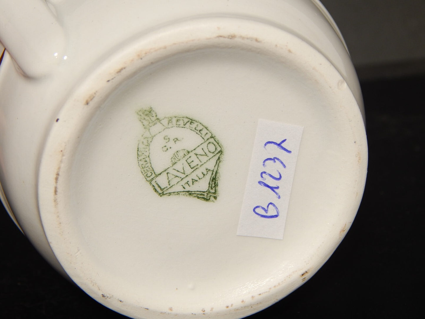 ANTICO ART DECO SET DA TE' TEIERA LATTIERA ZUCCHERIERA CERAMICA REVELLI LAVENO