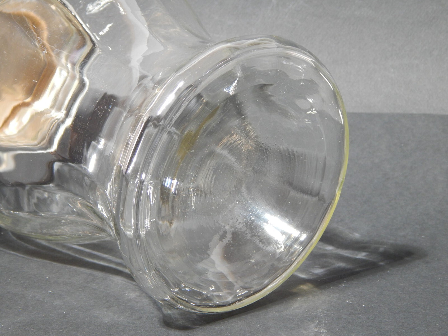 ANTICO VASO E COPERCHIO ALBARELLO VETRO SOFFIATO ALTARE PASTICCERIA DROGHERIA