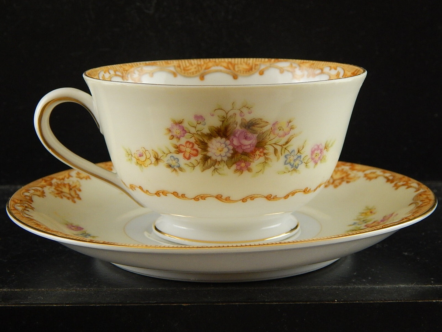 VINTAGE PREZIOSO SERVIZIO PORCELLANA 6 TAZZE TÈ SVOTO CHINA JAPAN