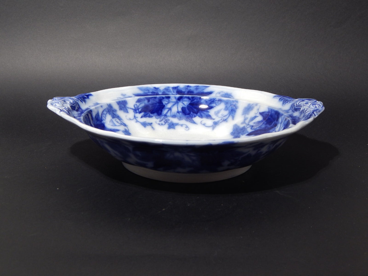 ANTICO CENTROTAVOLA FRUTTIERA SARREGUEMINES U&C BRYONIA CERAMICA ART NOUVEAU 800