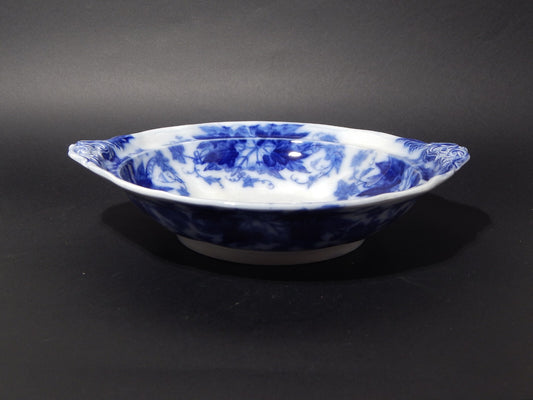 ANTICO CENTROTAVOLA FRUTTIERA SARREGUEMINES U&C BRYONIA CERAMICA ART NOUVEAU 800