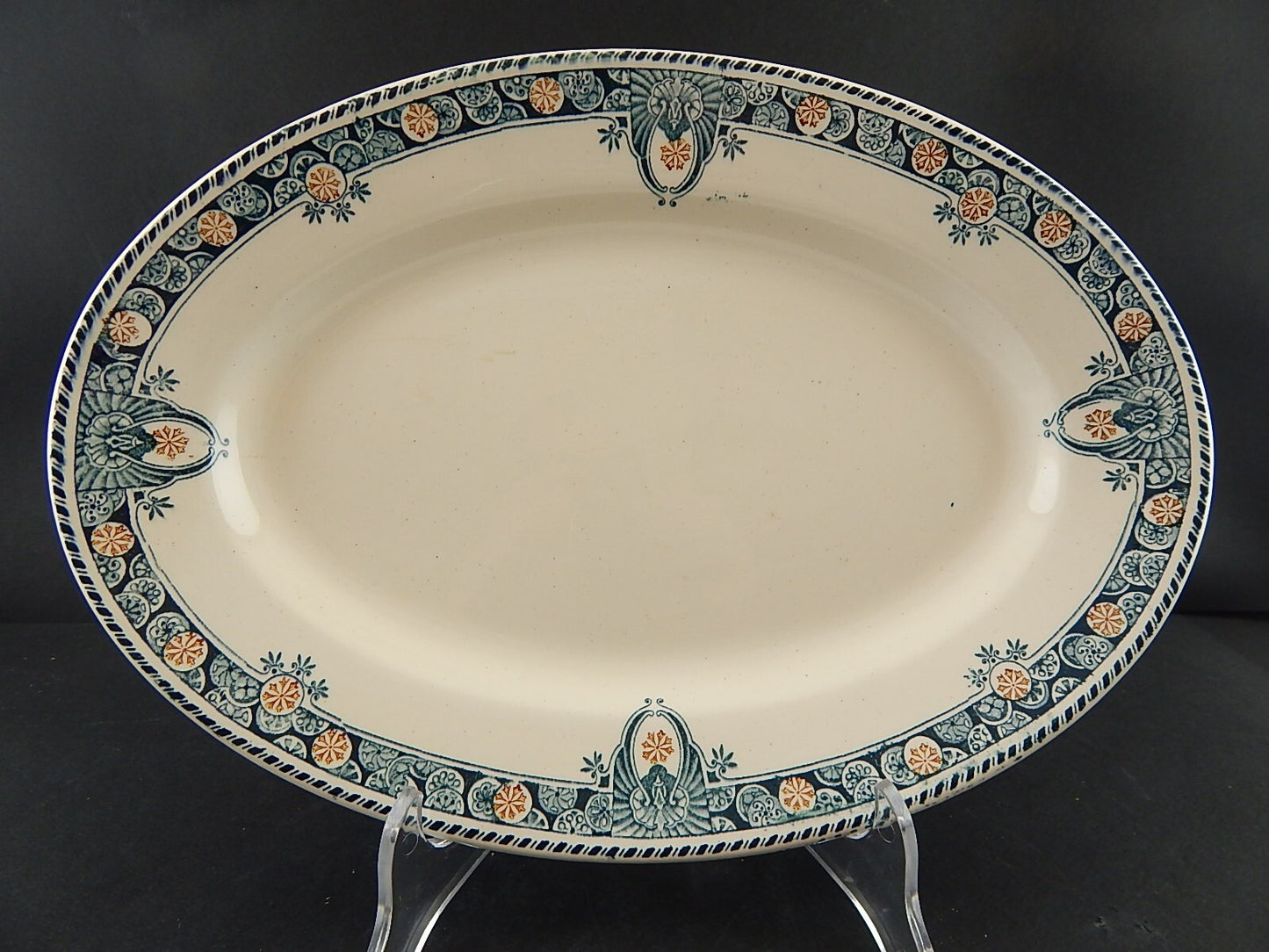 ANTICO RARO SERVIZIO PIATTI TAVOLA LIBERTY CERAMICA LONGWY MODELLO LONDRES