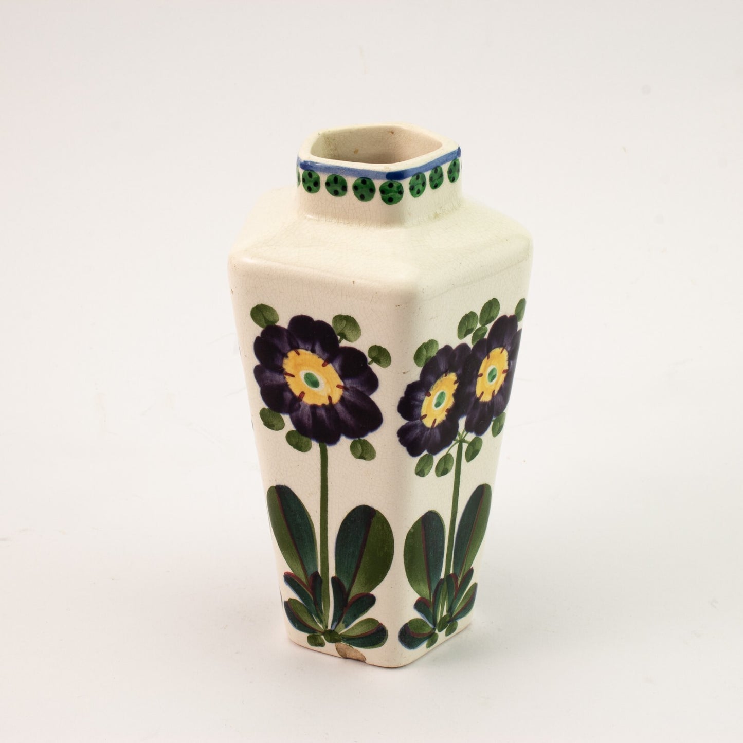 ROYAL COPENHAGEN ALUMINIA ANTICO VASO CERAMICA SOTTOSMALTO 165-102 CM 9X16