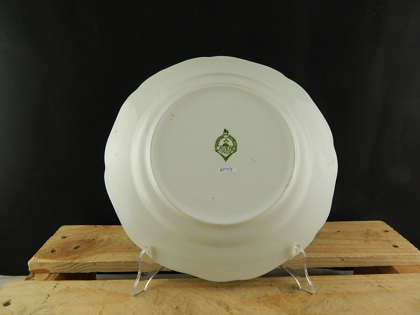 ANTICO VASSOIO PIATTO PORTATA PORCELLANA SOCIETÀ CERAMICA REVELLI LAVENO