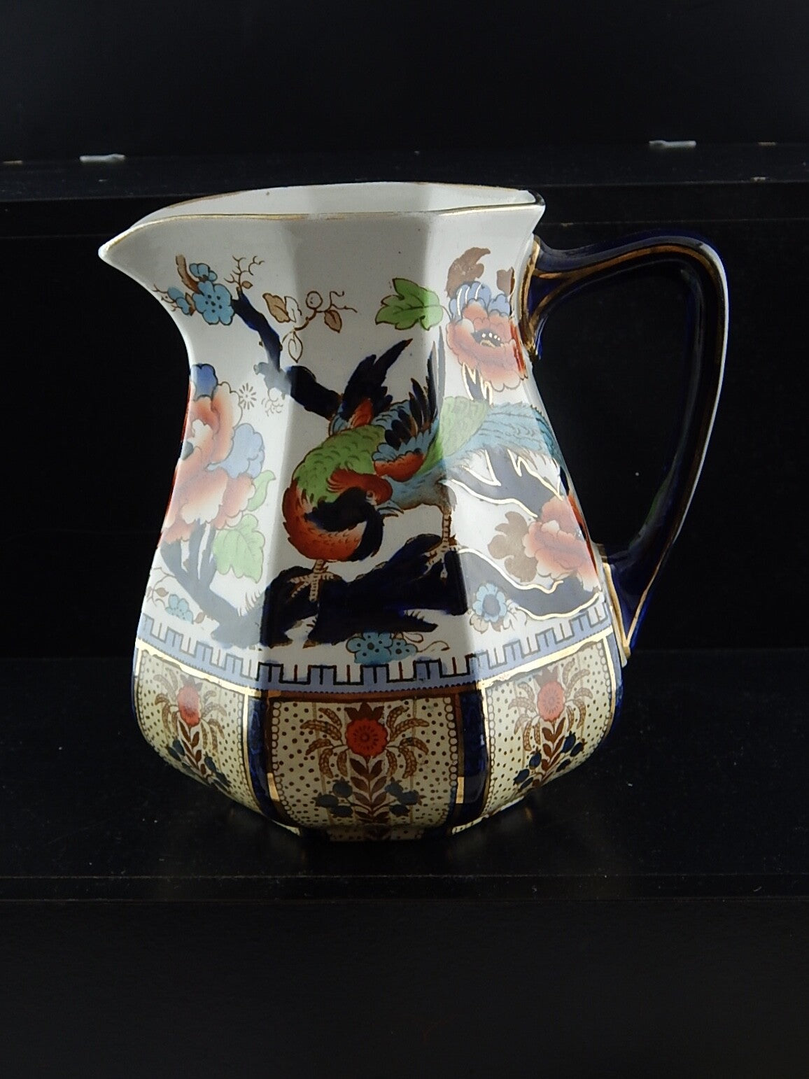 ANTICA PREZIOSA CARAFFA CERAMICA DIPINTA MANO LOSOL WARE KEELING & CO. SHANGHAI