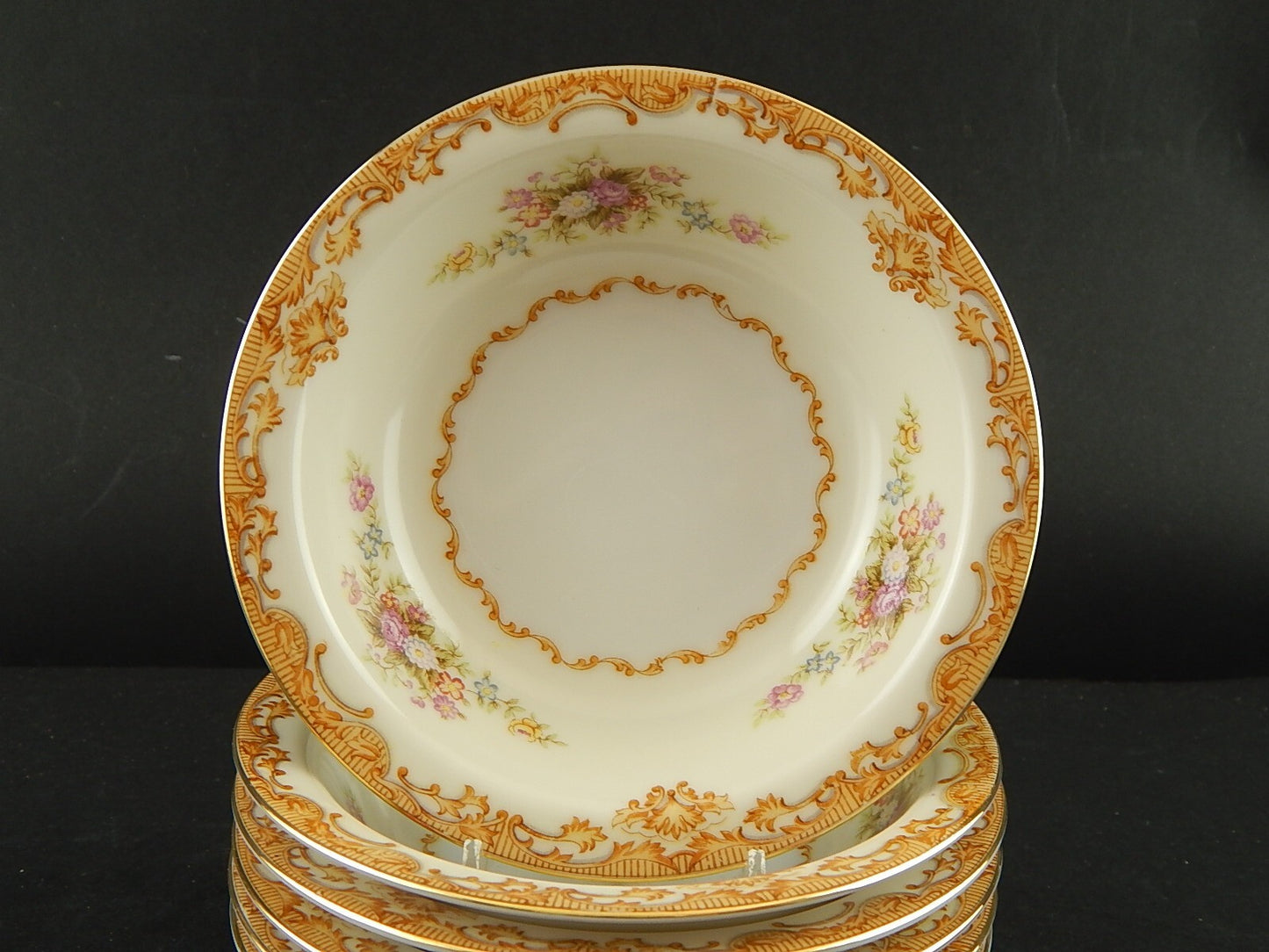 VINTAGE PREZIOSO SERVIZIO PORCELLANA 6 CIOTOLE MACEDONIA SVOTO CHINA JAPAN