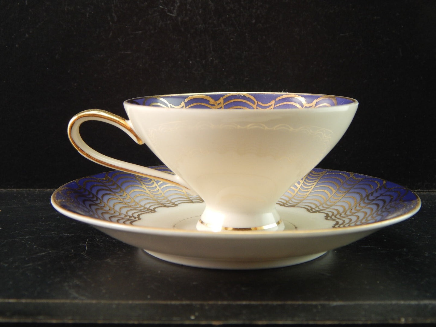 ANTICA ART DECO' TAZZINA CAFFE' PORCELLANA VOHENSTRAUSS BAVARIA JOHANN SELTMANN