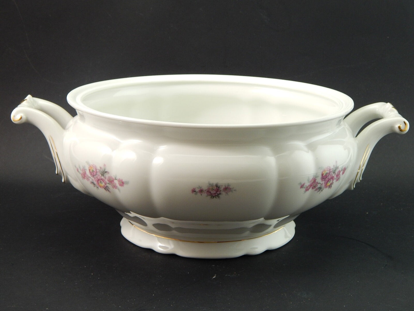 ANTICO 1935 CENTROTAVOLA FRUTTIERA PORCELLANA VERBANO LAVENO ANDLOVITZ