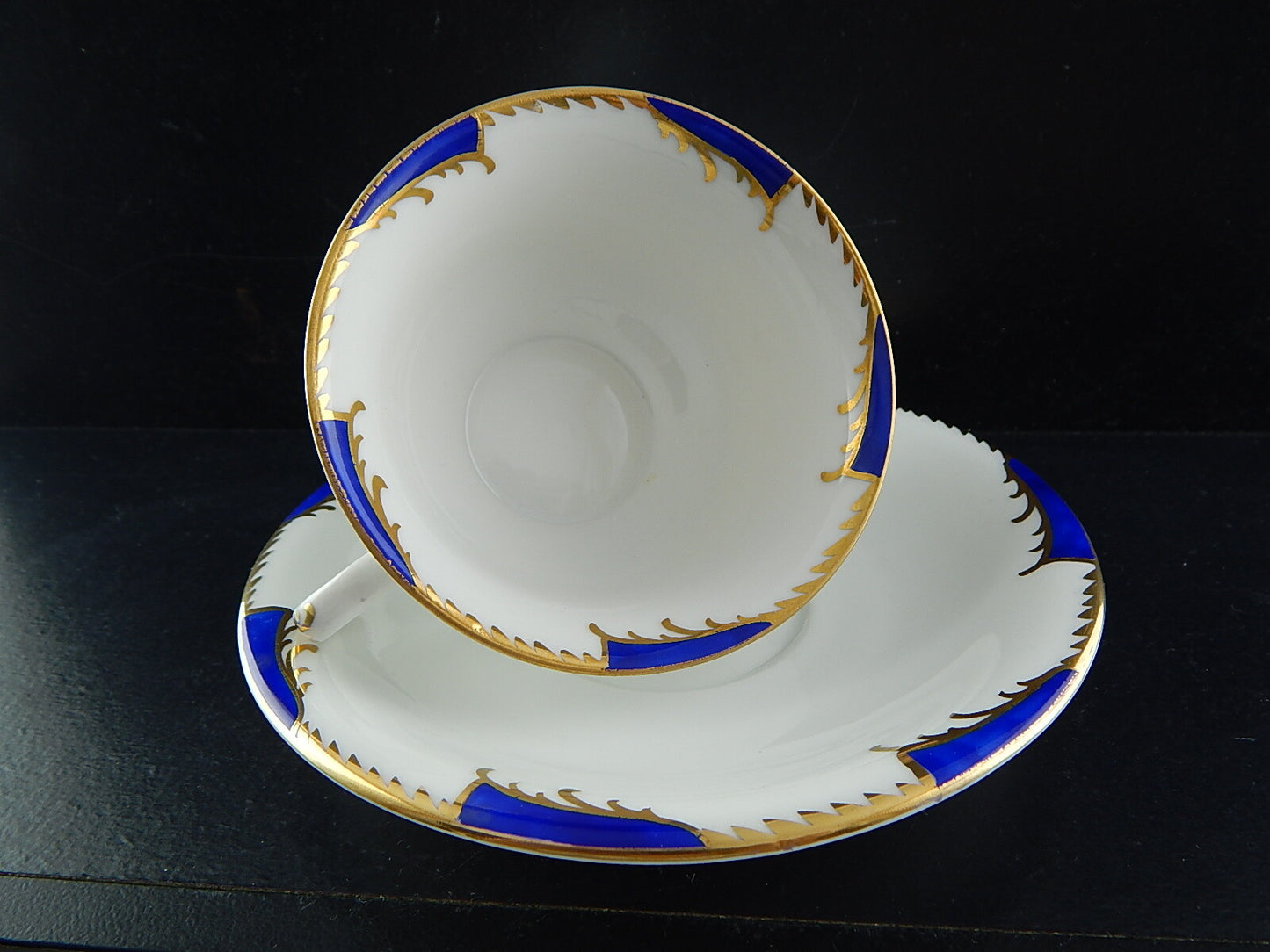 ANTICO RARO PREZIOSO SERVIZIO TÈ PORCELLANA WÜRTTEMBERG BAUER & PFEIFFER 1904-34