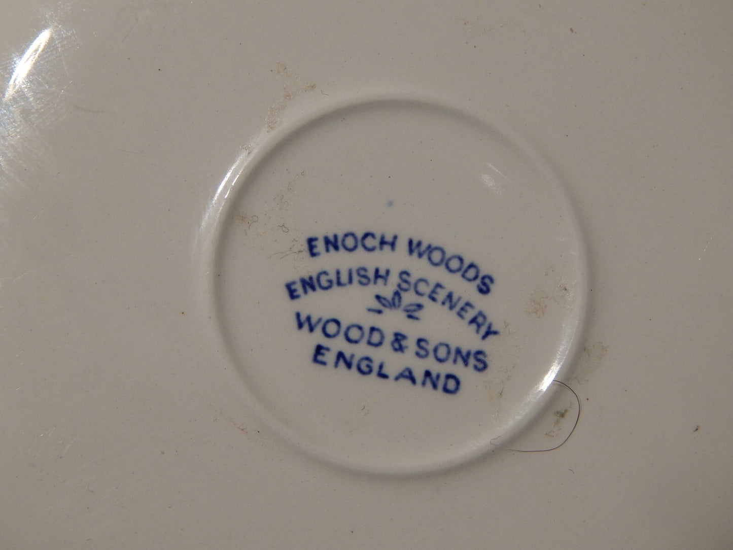 ANTICA TAZZA CERAMICA POTTERY ENOCH WOOD&SONS DECORO ENGLISH SCENERY X564
