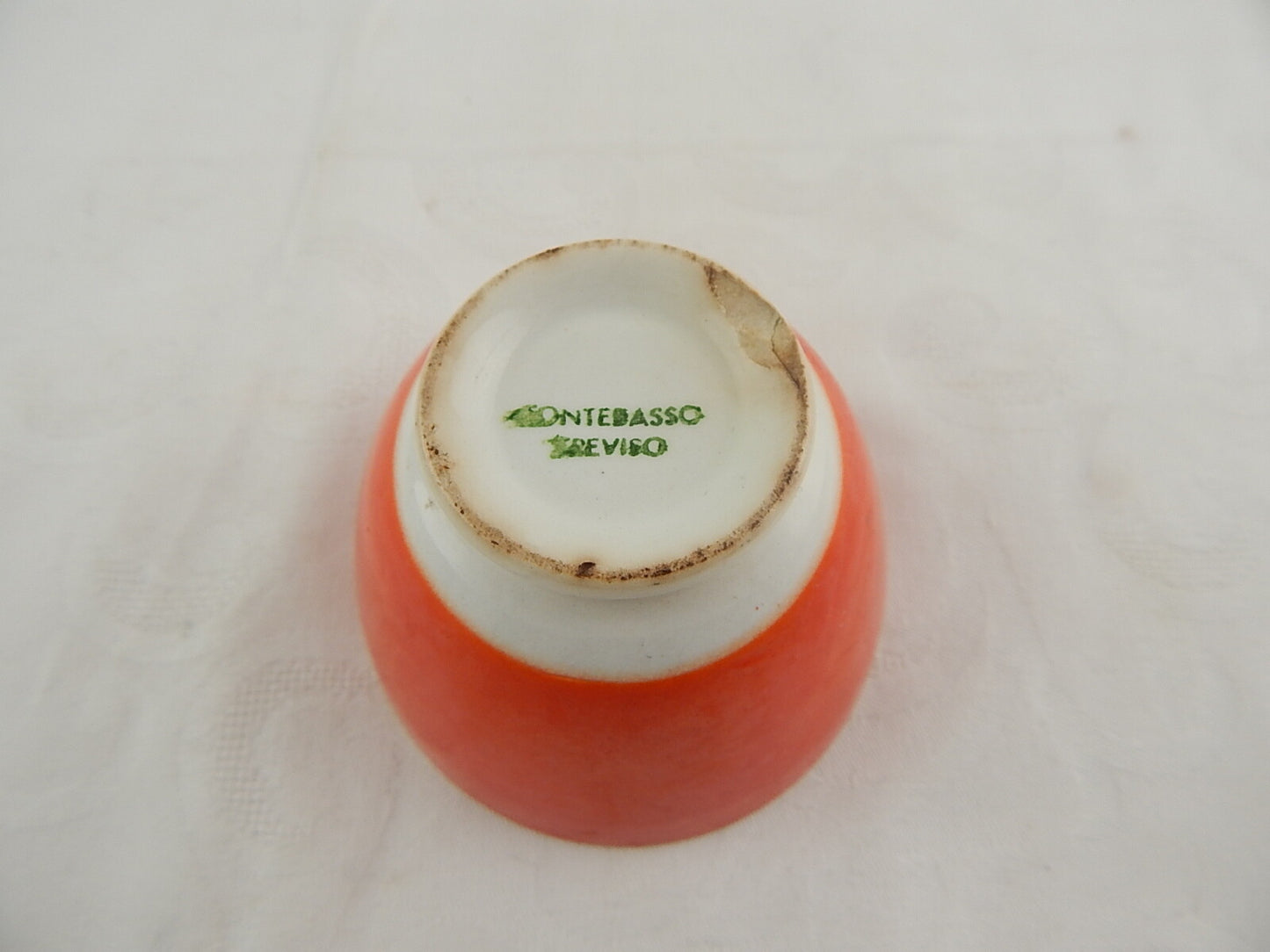 ANTICA RARA PICCOLA SCODELLA CERAMICA ITALIANA FONTEBASSO TREVISO META' 1800