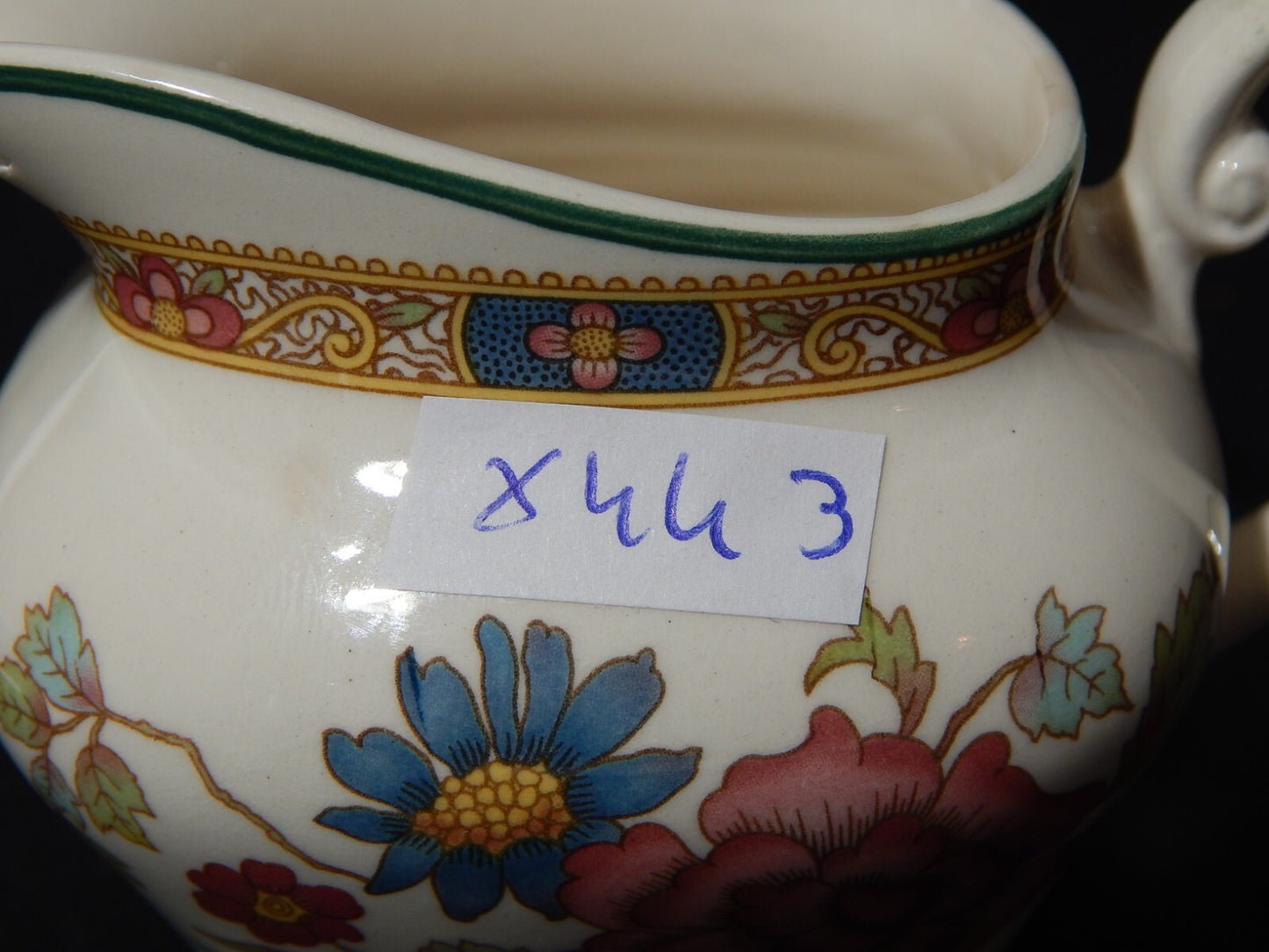 VINTAGE LATTIERA BRICCO PORCELLANA ORIENT DYNASTY COLLECTION BY FRANCISCAN