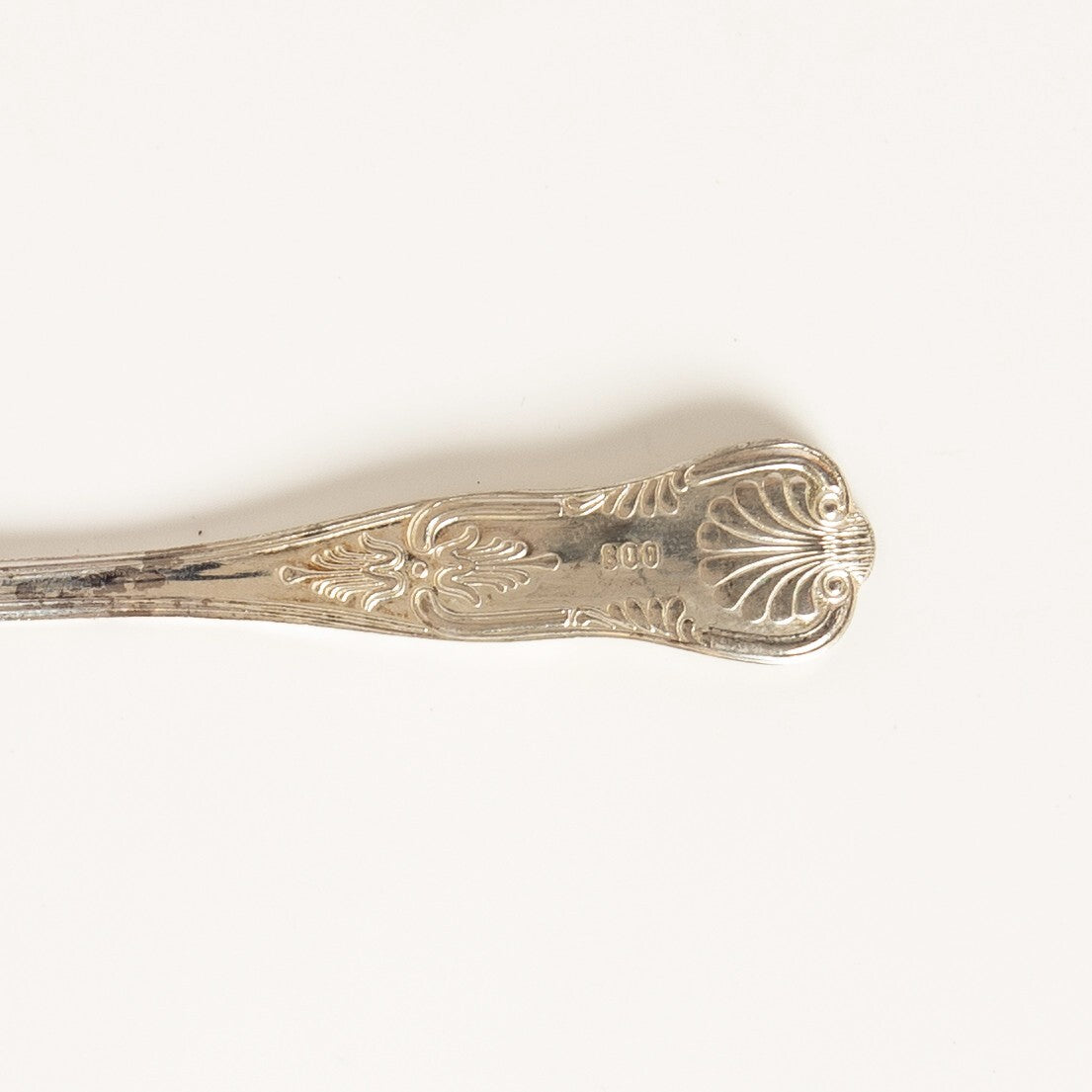 VINTAGE SET 6 CUCCHIAINI ARGENTATI ARG. 800 STILE ROCAILLE CONCHIGLIA