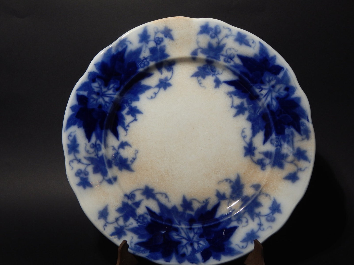 ANTICO VASSOIO PIATTO PORTATA SARREGUEMINES U&C BRYONIA CERAMICA ART NOUVEAU 800