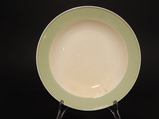 MODERNARIATO DEL 1946 VILLEROY&BOCH METTLACH PIATTO FONDO CERAMICA FASCIA VERDE