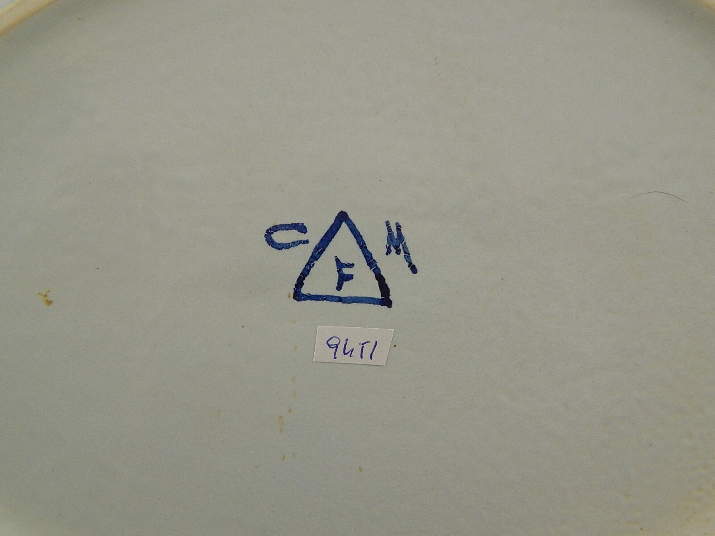 VINTAGE VASSOIO AL GAROFANO CERAMICA MAIOLICA MORELLI FAENZA HANDMADE ITALY #