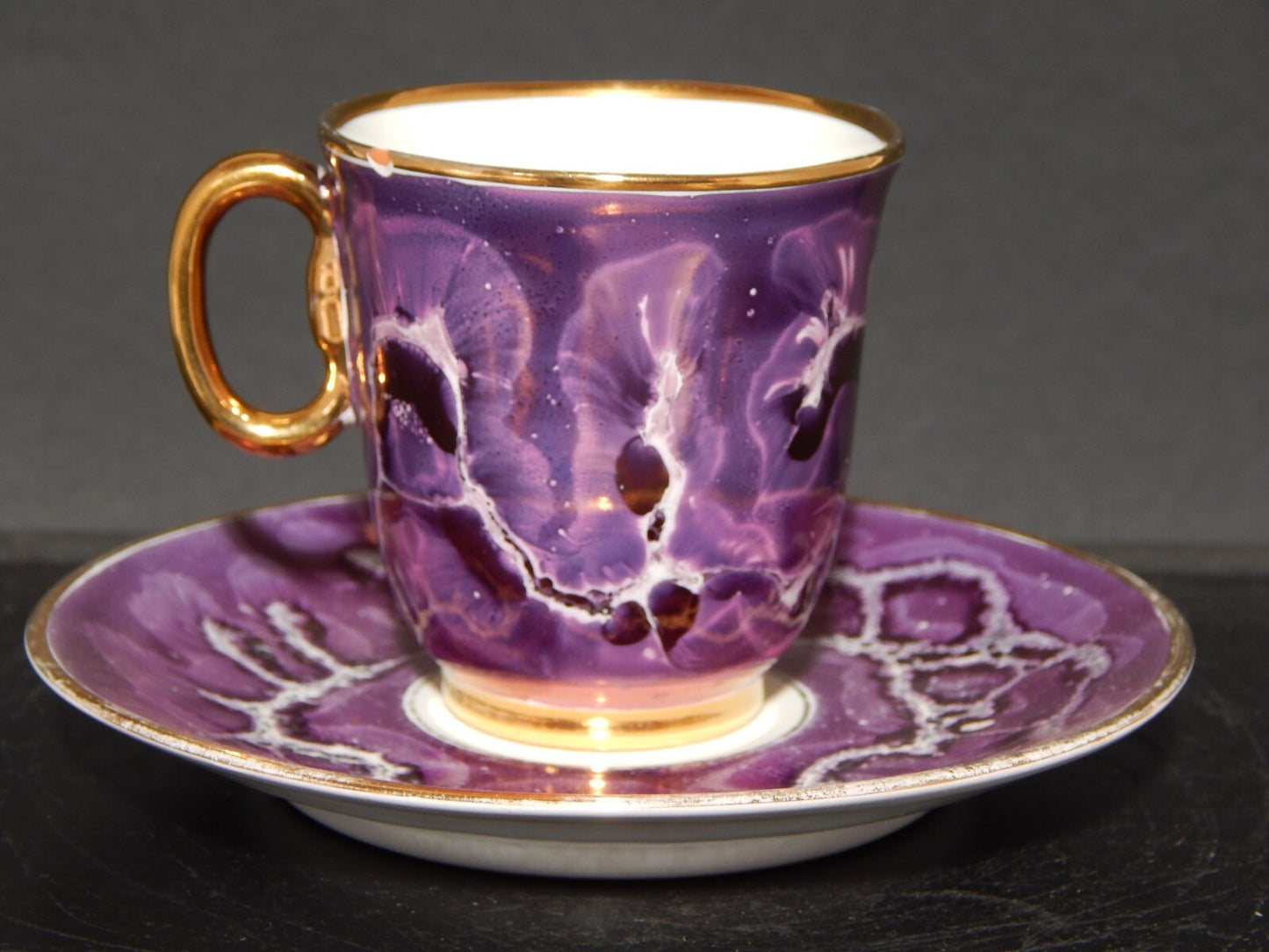 VINTAGE TAZZA CAFFE' CERAMICA MADE IN ITALY CERAMISTA BRUNO GIACHETTI #1689