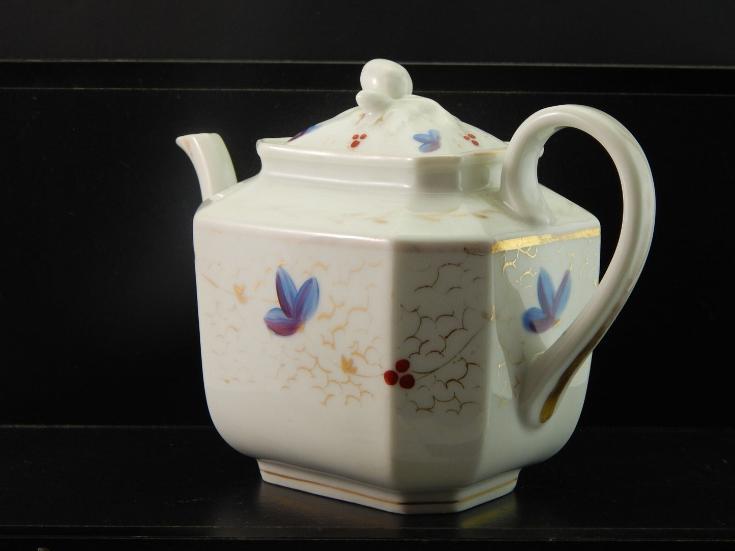 ANTICA PREZIOSA TEIERA IMPERO VECCHIO PARIGI PORCELLANA PRIMO 800