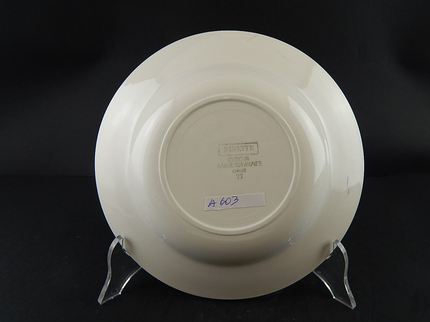 ANTICO ART DECO SERVIZIO TAVOLA PIATTI CERAMICA SARREGUEMINES DIGOIN NINETTE