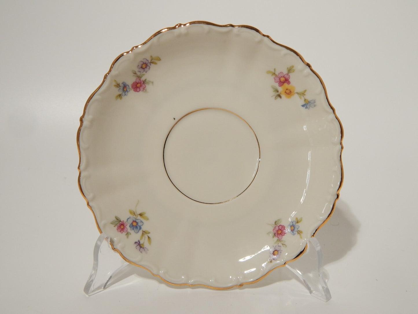 ANTICA TAZZA TE' PORCELLANA BAVARIA SELTMANN WEIDEN THERESIA LA ROSA E LA DALIA#