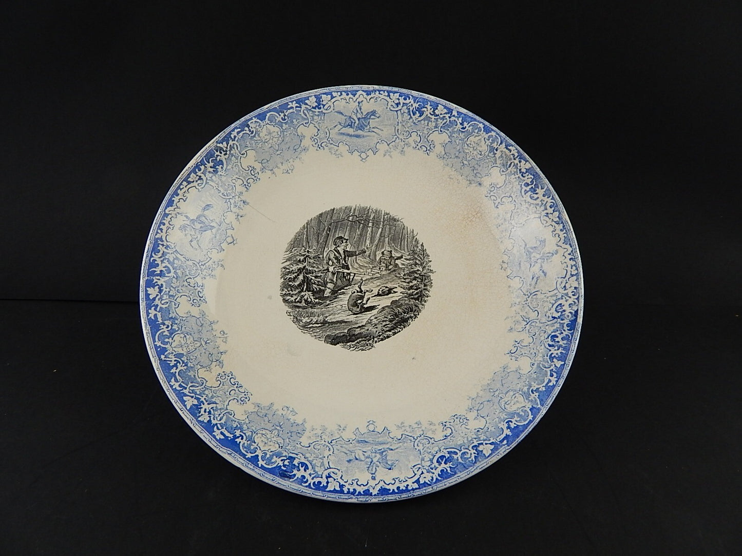 ANTICA FRUTTIERA ALZATA UMORISTICA CERAMICA FRANCESE SECONDA META' 800