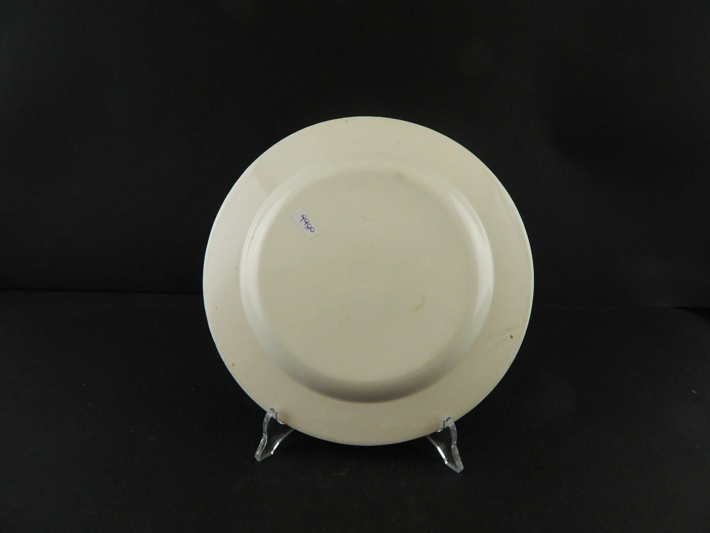 ANTICO PIATTO SEMI PORCELLANA RICHARD MILANO DECORO FERRARA META' 800 #9990