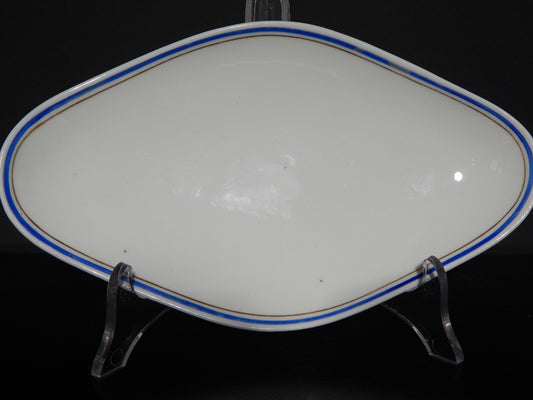 ANTICA RAVIERA VASSOIO IMPERO PORCELLANA GINORI DOCCIA XIX SECOLO