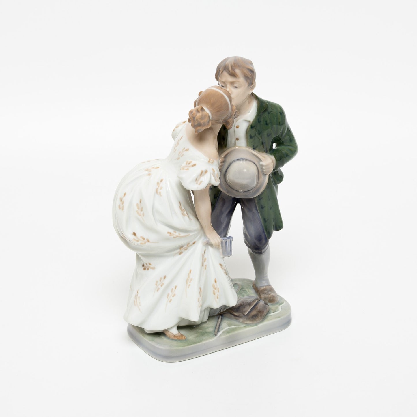 RARA STATUINA PORCELLANA ROYAL COPENHAGEN "Il Porcaro e la Principessa" 19x12x7