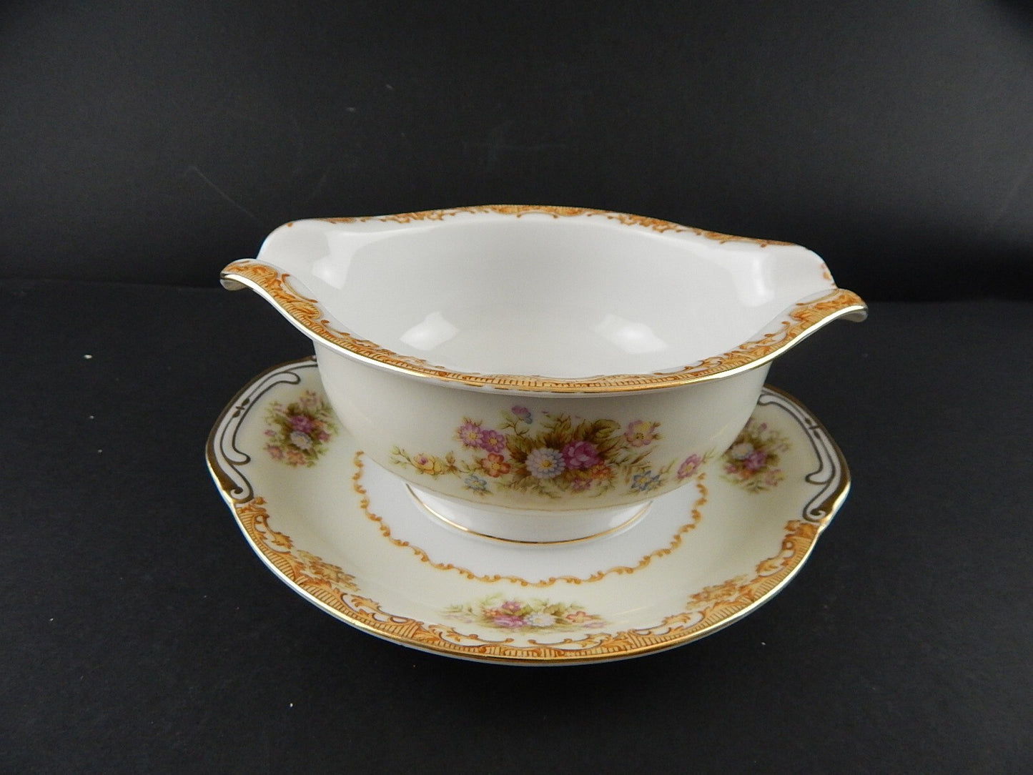 VINTAGE RARA PREZIOSA SALSIERA PORCELLANA SVOTO CHINA JAPAN