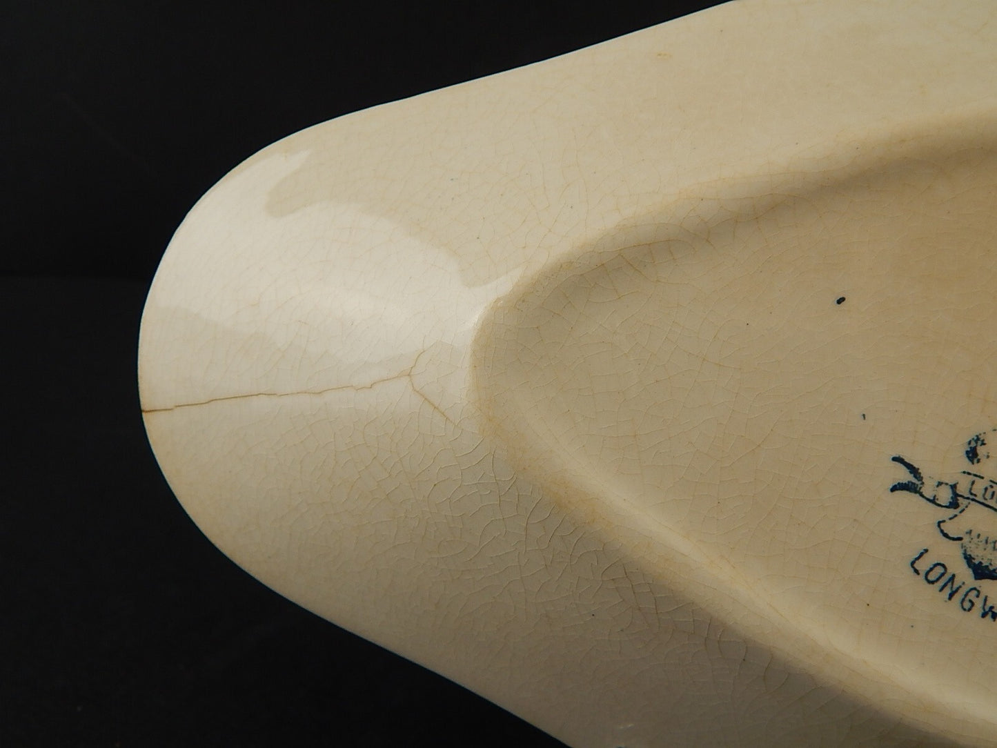 ANTICA RAVIERA VASSOIO LIBERTY CERAMICA LONGWY MODELLO LONDRES