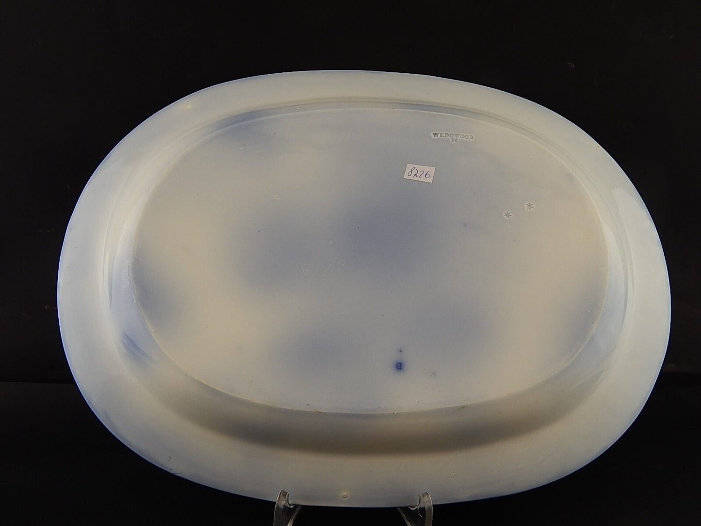 ANTICO GRANDE VASSOIO PORCELLANA WEDGWOOD WATER NYMPH DIPINTO MANO FINE '800