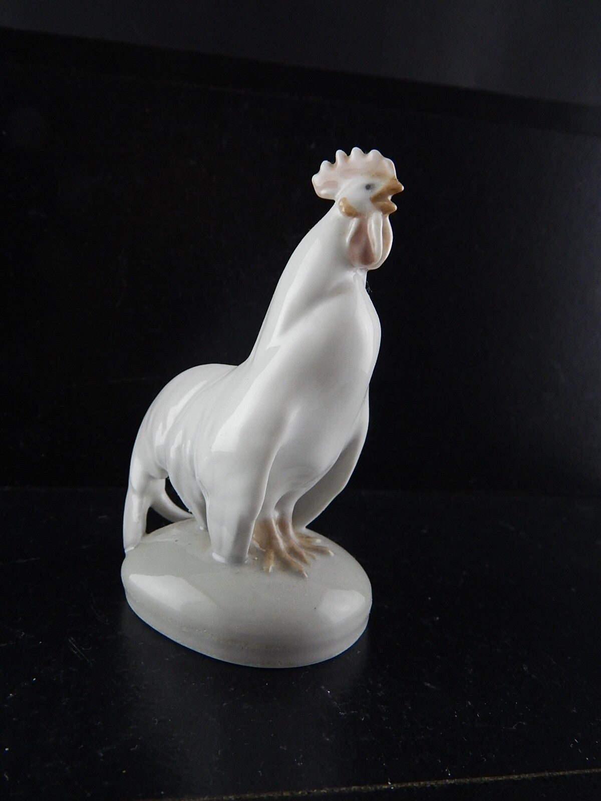 ANTICA STATUINA PORCELLANA ROYAL COPENHAGEN THE COCK IL GALLO CHRISTIAN THOMSEN