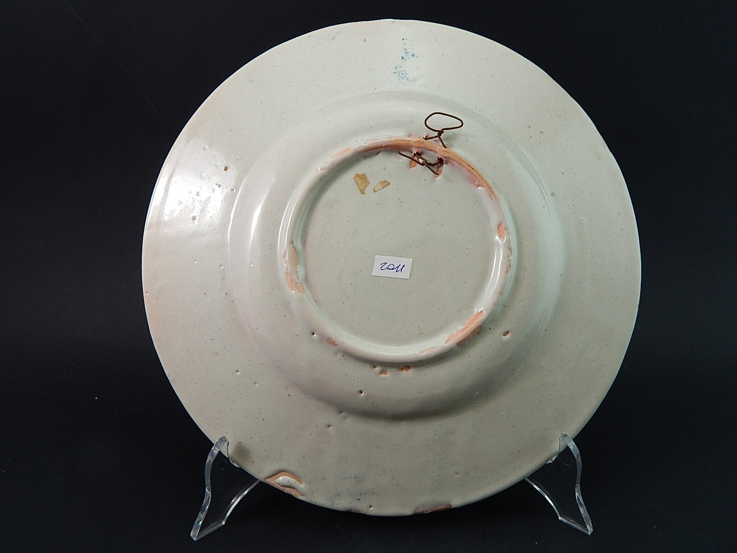 ARTE POVERA PIATTO CERAMICA SPAGNOLA CATALANA GUIVERNAU PRIMA META' 900 #2011