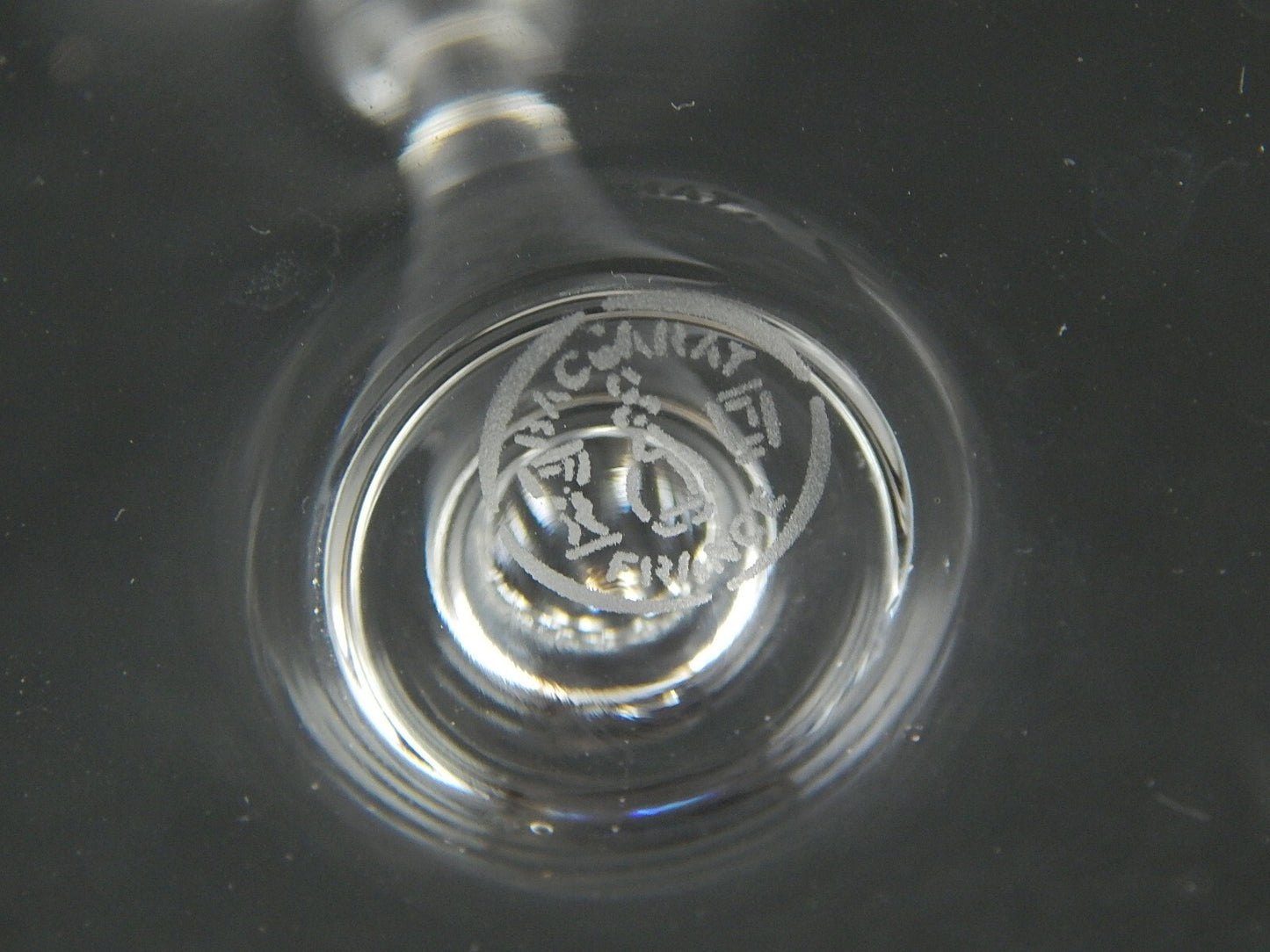 CRISTALLO MARCHIO BACCARAT PREZIOSO BICCHIERE CALICE FLUTE PERFECTION