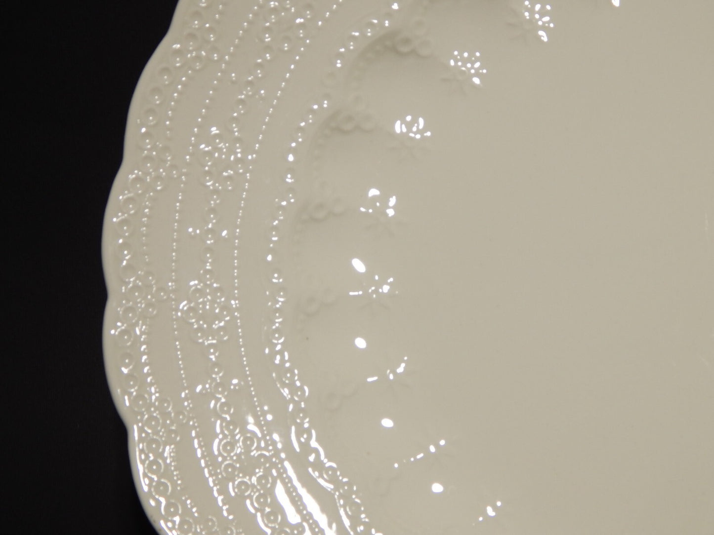 ANTICO VASSOIO PIATTO OVALE INGLESE SEMI-PORCELLANA COPELAND SPODE'S JEWEL 1926