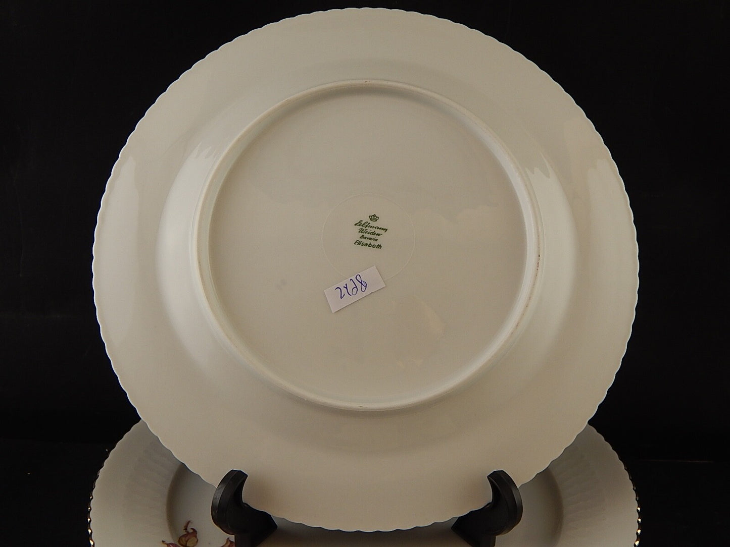 ANTICO RARO SERVIZIO 6 PIATTI PIANI PORCELLANA SELTMANN WEIDEN BAVARIA ELISABETH