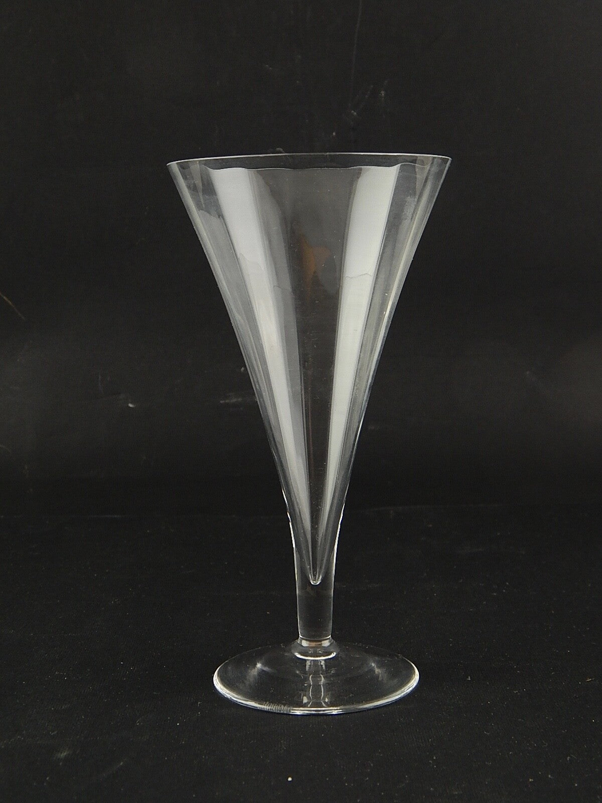 ART DECO ELEGANTE PREZIOSA COPPIA CALICI CRISTALLO ROGASKA MODELLO LUNA