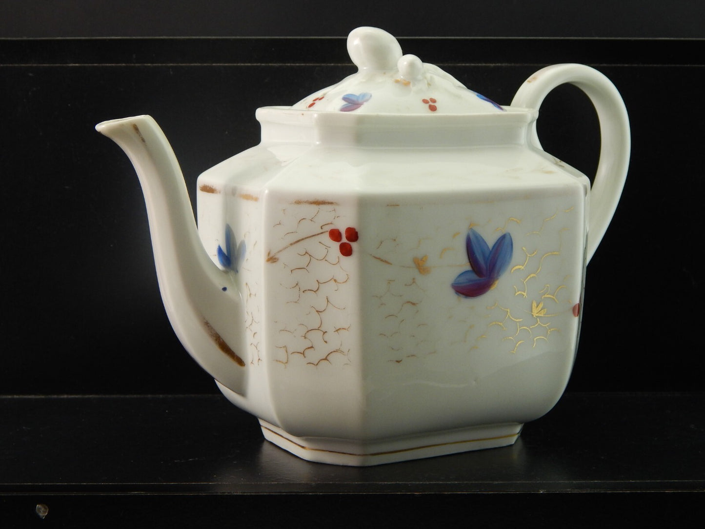 ANTICA PREZIOSA TEIERA IMPERO VECCHIO PARIGI PORCELLANA PRIMO 800