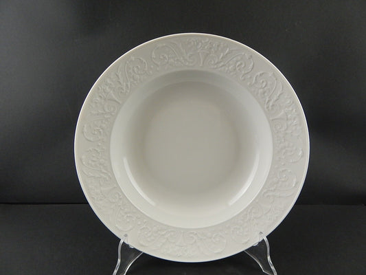 PIATTO PORTATA FONDO LIMOGES RAYNAUD PORCELLANA BIANCA MODELLO WASHINGTON