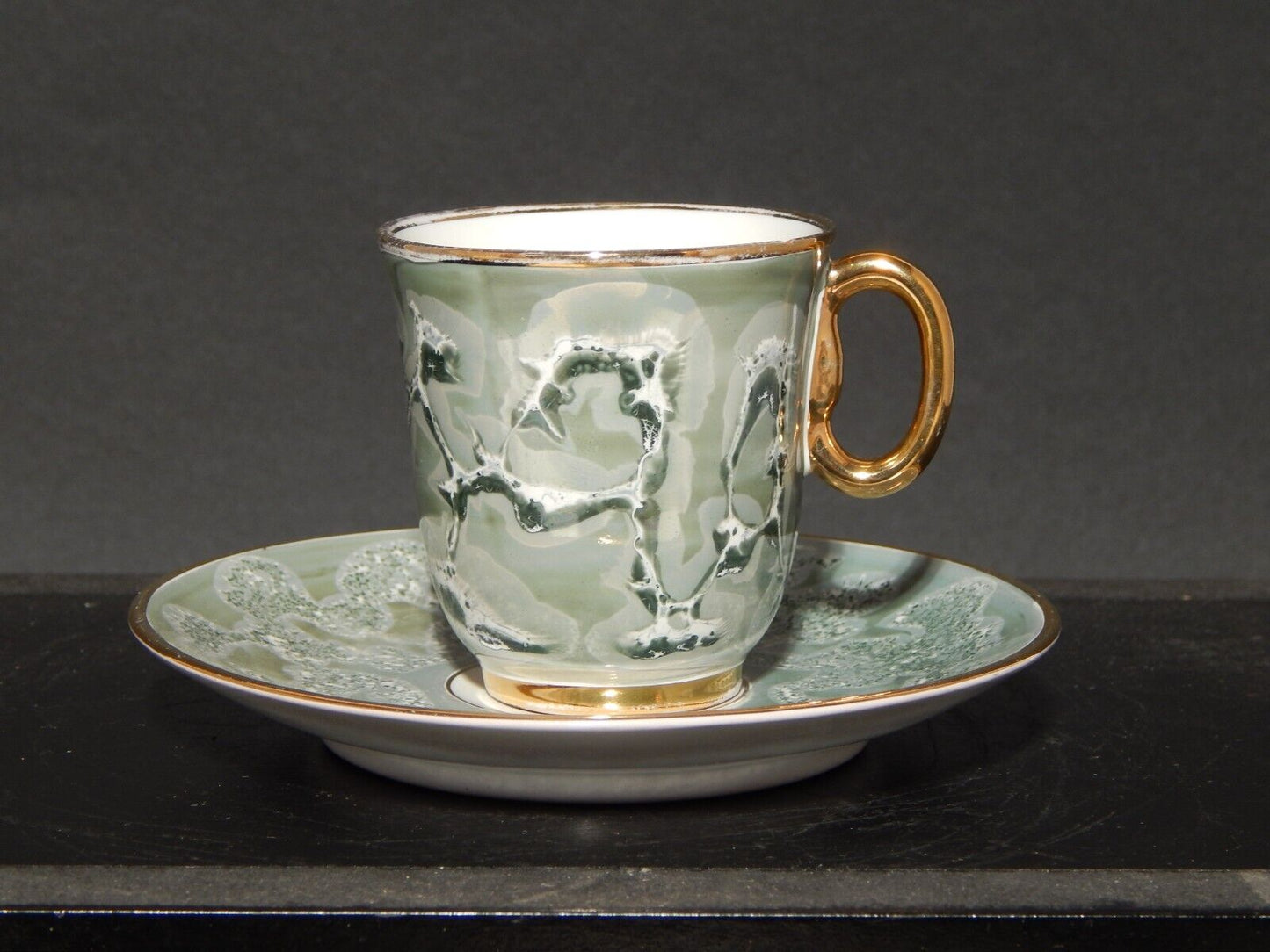 VINTAGE TAZZA CAFFE' CERAMICA MADE IN ITALY CERAMISTA BRUNO GIACHETTI #1687