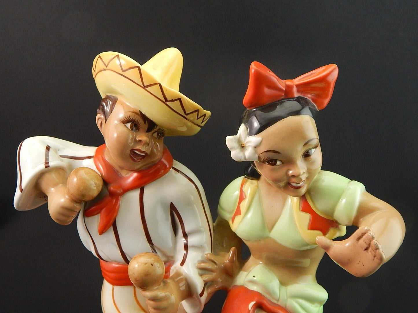 ANTICA RARA SCULTURA ARS PULCHRA TORINO MADE IN ITALY CERAMICA ANNI 40